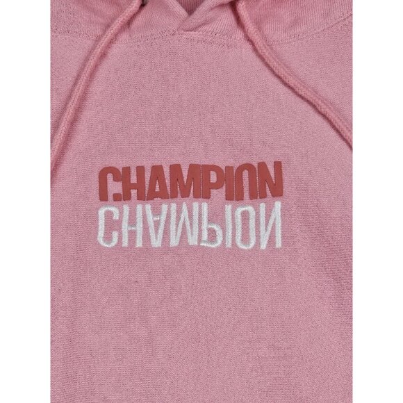 Champion Hoodie Men's‎ Size Sm. Sweatshirt Heavyweight Reverse Weave Pink - Picture 2 of 6